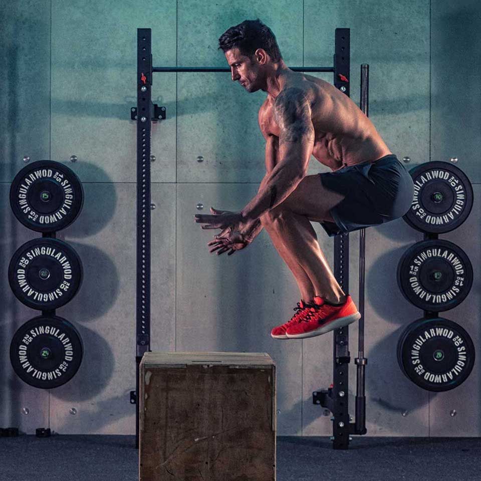 Aitor Ocio entrenando cross training en Bfit Ibiza Sports Club