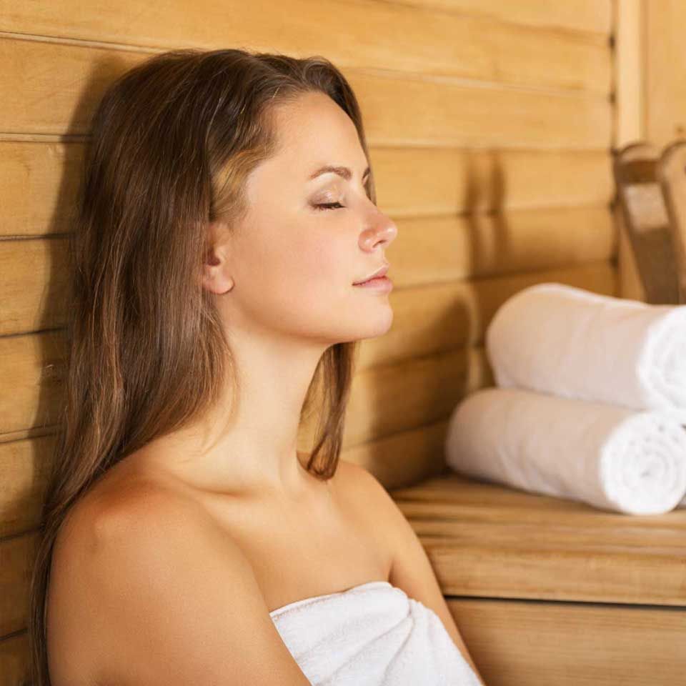 Sauna del Spa en Bfit Ibiza Sports Club