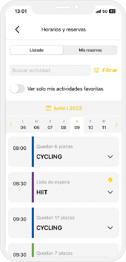 App Bfit Ibiza Clases