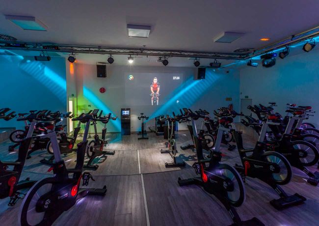 Estudio de Cycling - spinning en gimnasio Bfit Ibiza Sports Club